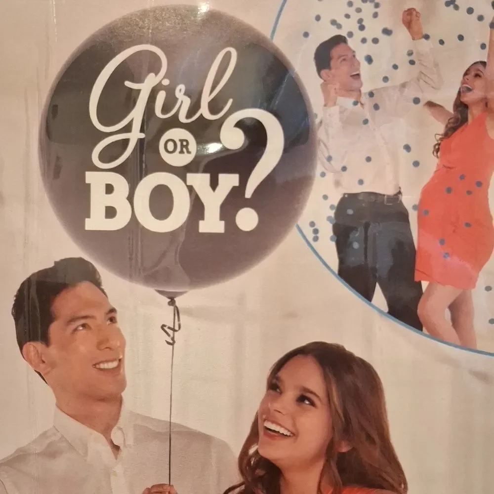 Baby Gender Reveal Confetti Balloon 24 Inch